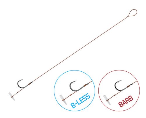 Kötött horog Delphin Proxi Quickstop / 6db 8cm / 0,10mm / BARB #8