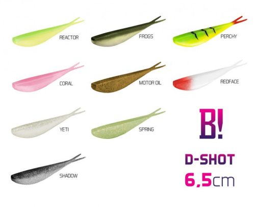 BOMB! Gumihal D-SHOT / 5db 6,5cm/Reactor