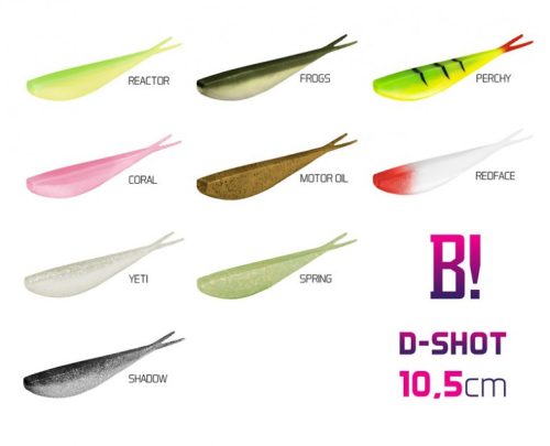 BOMB! Gumihal D-SHOT / 5db 10,5cm/Coral