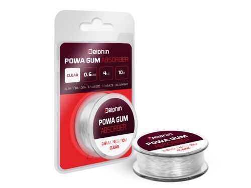 Delphin POWA GUM Absorber Transzparens 0.6mm/4kg/10m