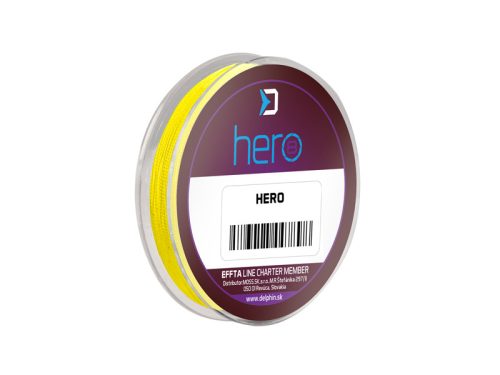 Delphin HERO 8 / fluo sárga 0,14mm 9,5kg   15m