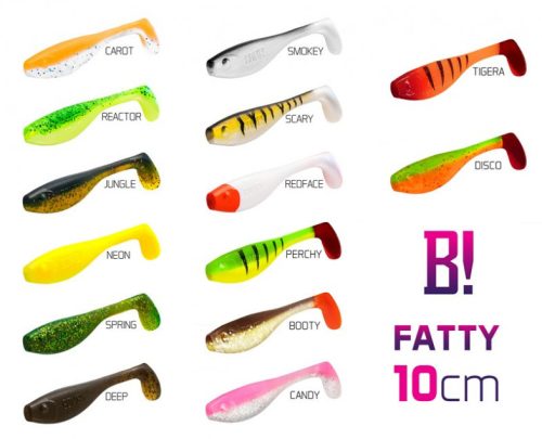 BOMB! Gumihal Fatty / 5db 10cm/CANDY