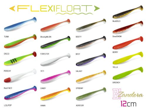 Gumihal Delphin ZANDERA FlexiFLOAT UVs / 5db 12cm/LOLIPOP