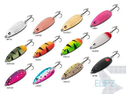 Delphin ELIPZ FullSCALE támolygó kanál 12g AVATAR Hook #2