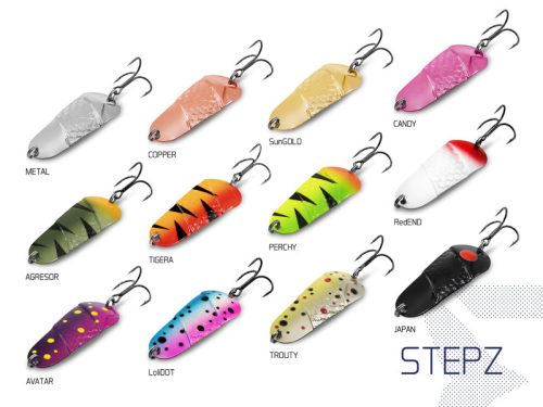 Delphin STEPZ StripSCALE támolygó kanál 10g METAL Hook #2