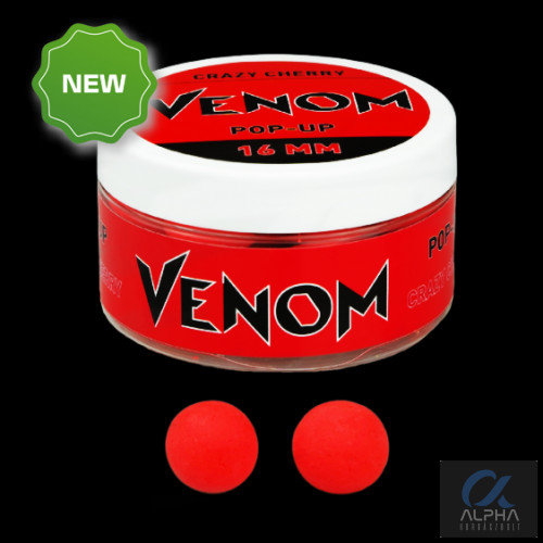 VENOM POP-UP BOILIE 16 MM CRAZY CHERRY