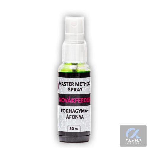 NOVÁKFEEDER MASTER METHOD AROMA SPRAY FOKHAGYMA-ÁFONYA 30ML