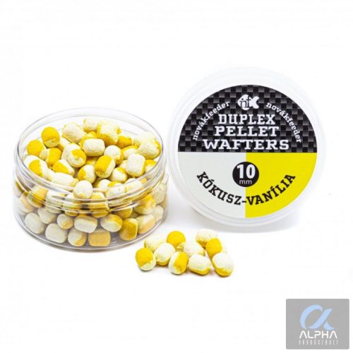 NOVÁKFEEDER DUPLEX PELLET 10MM KÓKUSZ-VANILIA WAFTERS