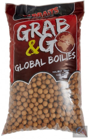 G&G GLOBAL BOILIES 10KG HALIBUT 20MM 