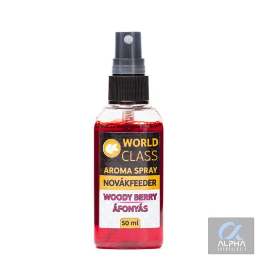 NOVÁKFEEDER WORLD CLASS METHOD AROMA SPRAY WOODY-BERRY (ÁFONYÁS) 50ML