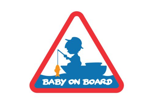 Öntapadó BABY on BOARD 