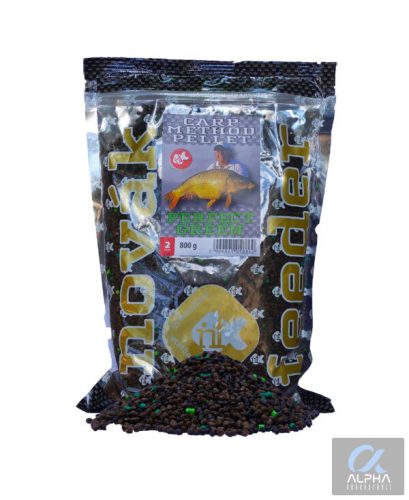 NOVÁKFEEDER CARP METHOD PELLET 2MM PERFECT- GREEN