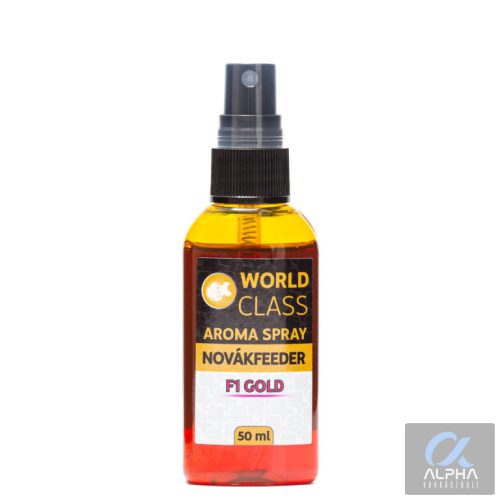 NOVÁKFEEDER WORLD CLASS METHOD AROMA SPRAY F1-GOLD (FLUO) 50ML