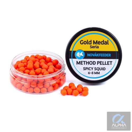 Gold Medal Method Pellet 6-8 mm Spicy Squid