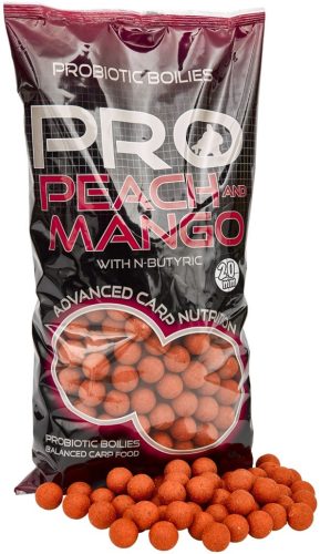 Boilies Pro Peach & Mango 2kg